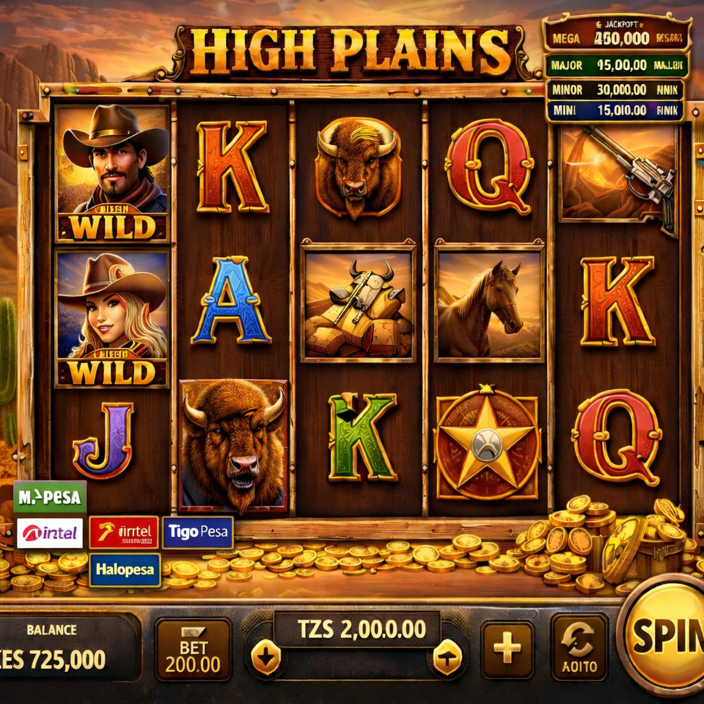 Play High Plains Online in Tanzania – Full Slot Guide, Bonuses and Real Money Wins
