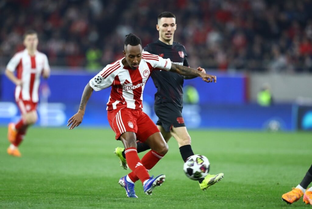 Schick Brace Powers Leverkusen Past Olympiacos in Historic UCL Away Win