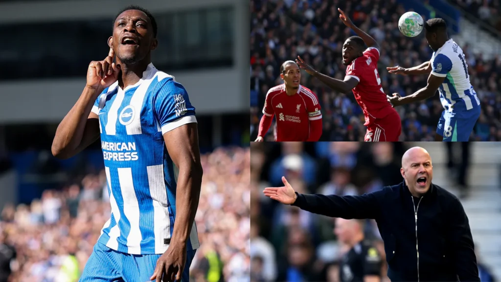 Brighton 2-1 Liverpool: Reds’ Top-Four Hopes Hit as Seagulls Soar at Amex
