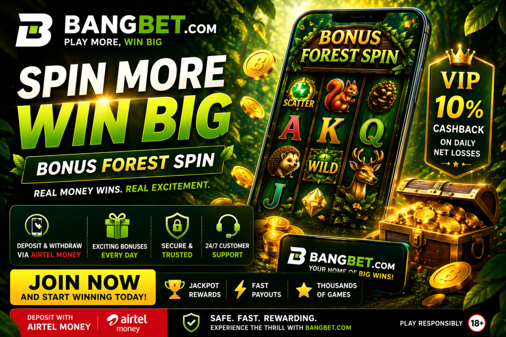 Bonus Forest Spin Tanzania: Play Online, Win Real Money and Unlock Big Rewards