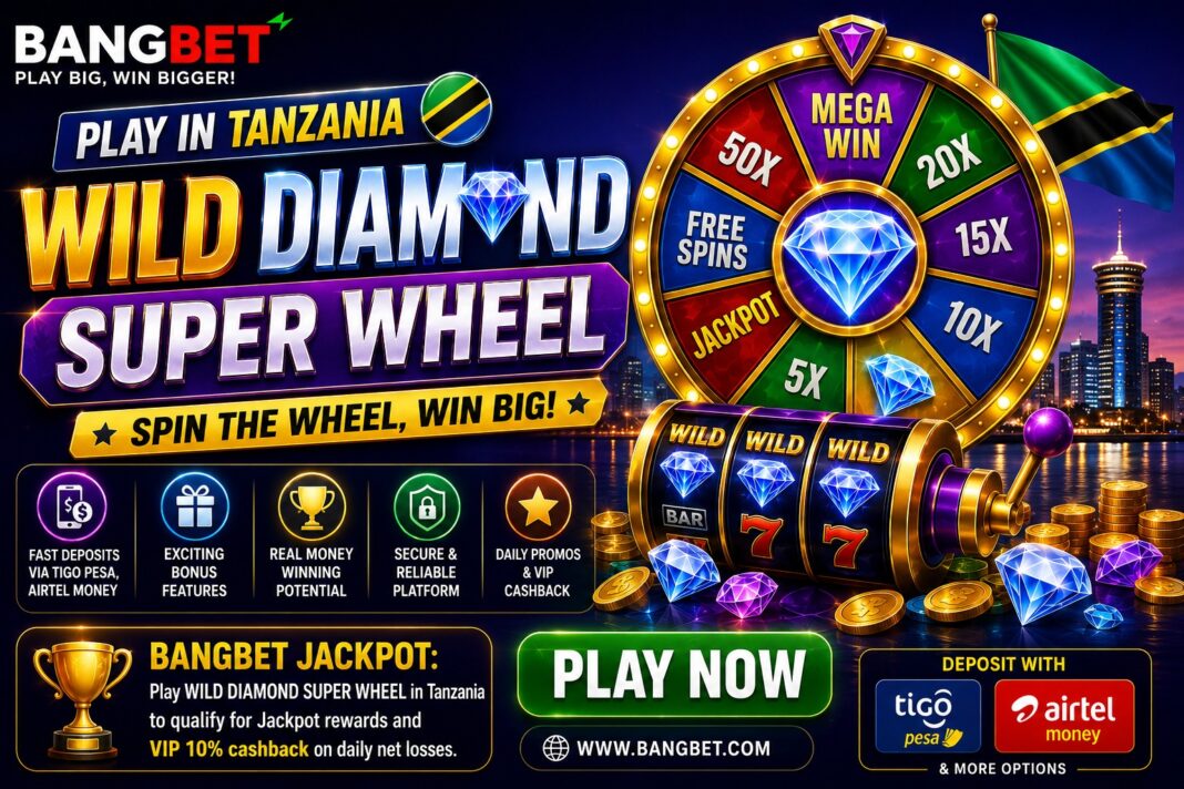 Play Wild Diamond Super Wheel Online in Tanzania and Spin for Big Rewards