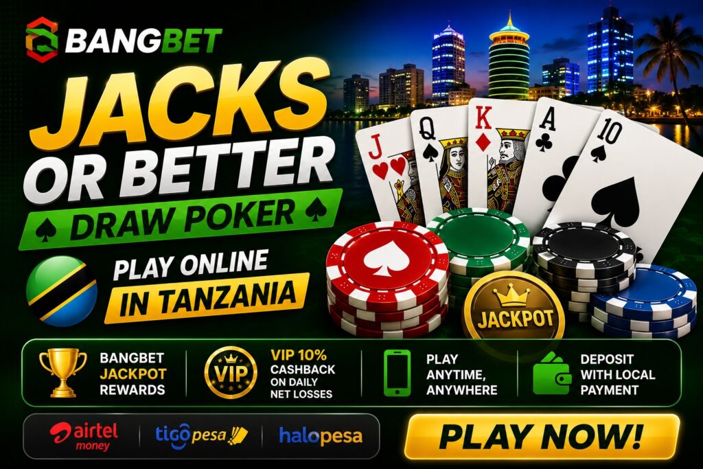 JACKS or Better Draw Poker Tanzania – Play Online for Real Money
