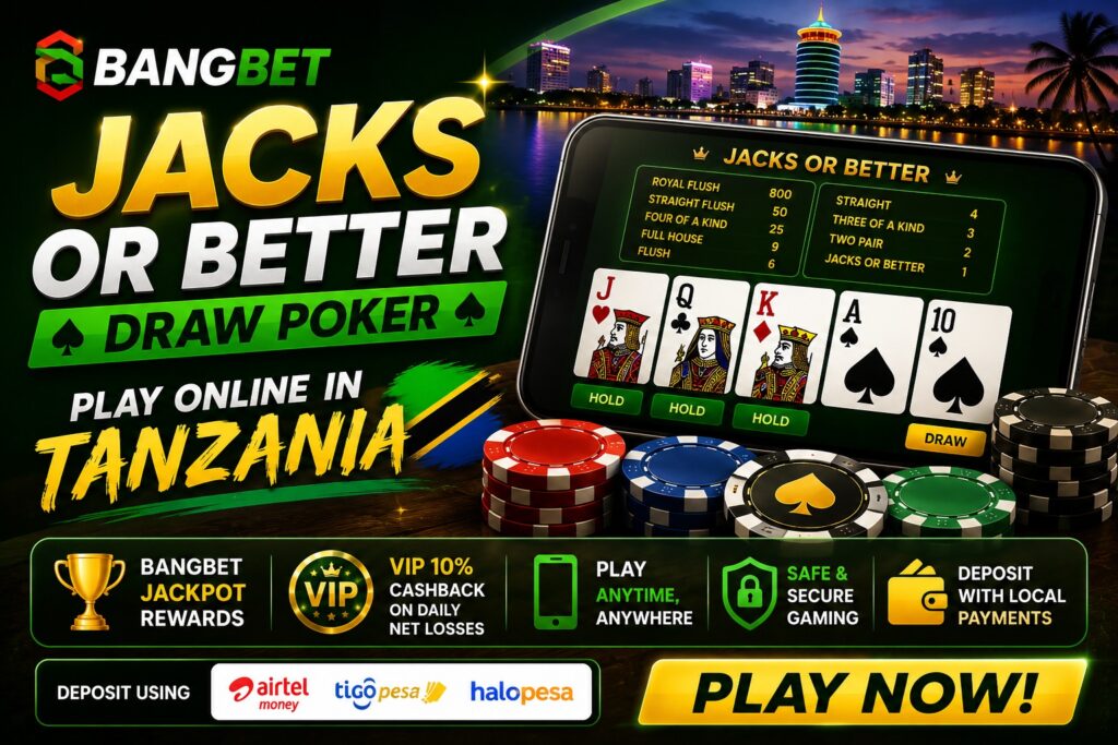JACKS or Better Draw Poker Tanzania – Play Online for Real Money