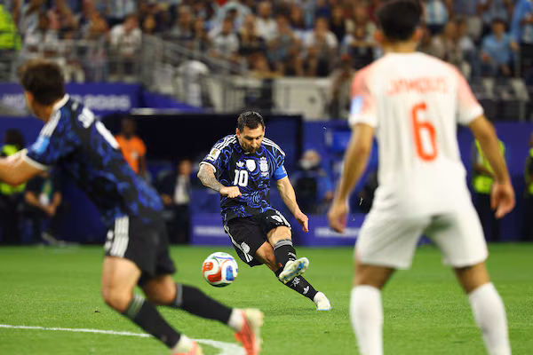 Argentina Beat Jordan 3-1 as Messi Makes World Cup History