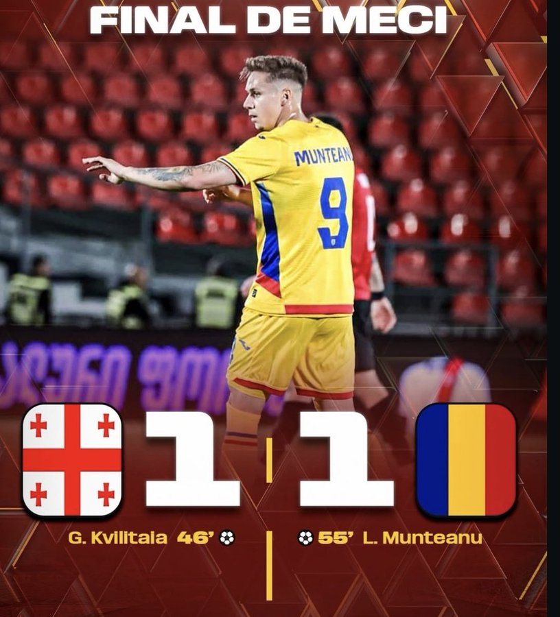 Georgia and Romania Share Spoils in Entertaining 1-1 Friendly Clash