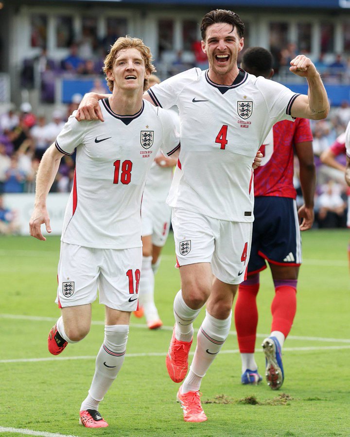 England Cruise Past Costa Rica 3-0 Ahead of FIFA World Cup 2026