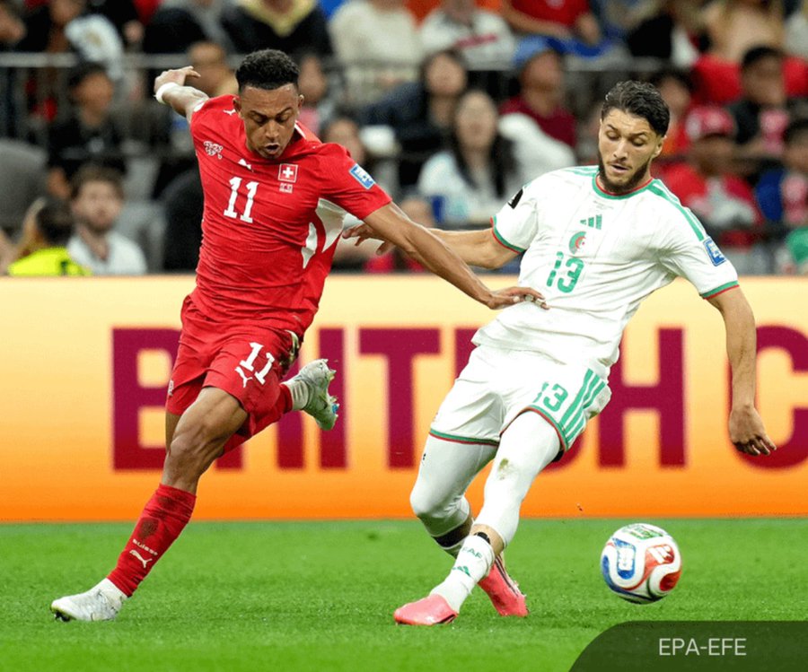 Switzerland Beat Algeria 2-0 to Reach FIFA World Cup Last 16