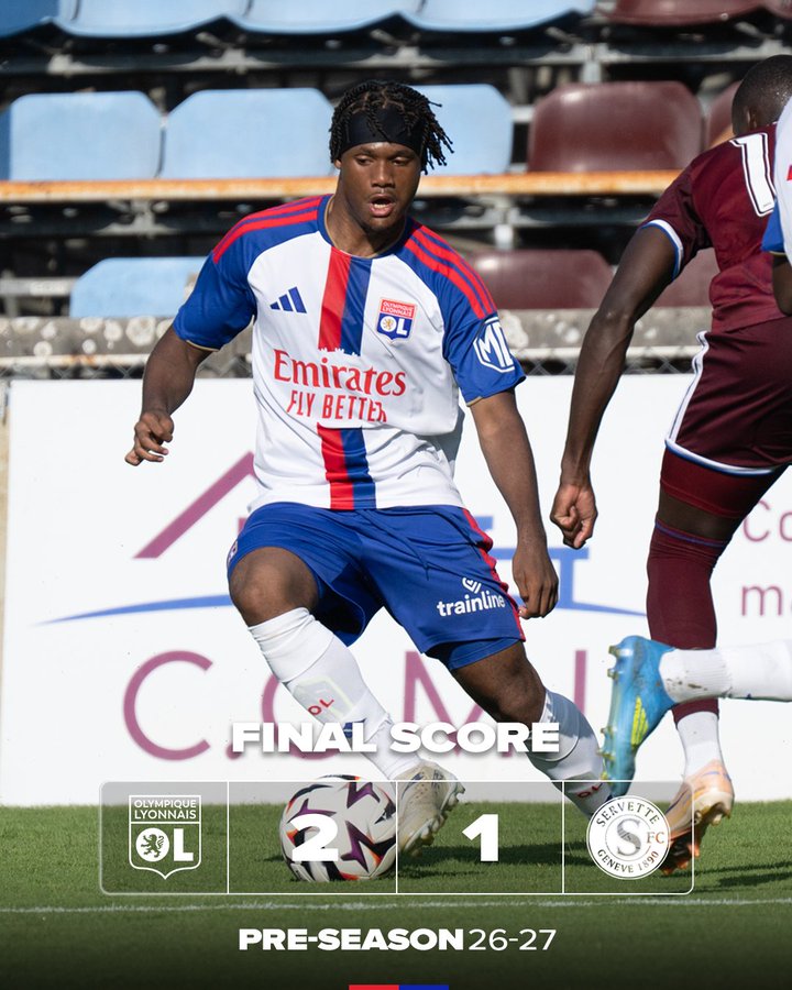 Lyon Fights Back to Beat Servette 2-1 in Pre-Season Friendly as Tolisso Shines