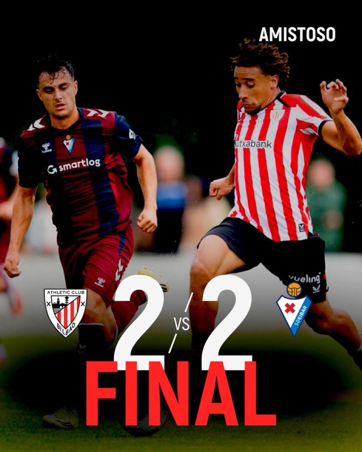 Athletic Bilbao 2-2 Eibar: Late Equalizer Earns Bilbao a Draw
