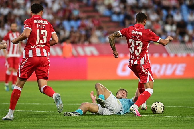 Crvena Zvezda 5-0 Larne: Serbian Giants Put Five Past Northern Irish Champions
