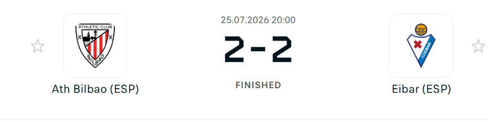Athletic Bilbao 2-2 Eibar: Late Equalizer Earns Bilbao a Draw
