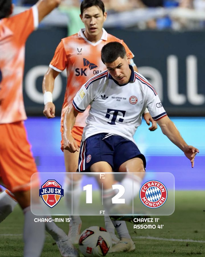 Bayern Munich Edge Jeju SK in Three-Goal First Half