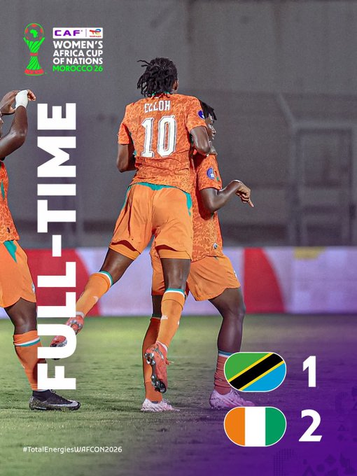 Tanzania Women 1-2 Ivory Coast Women: Late Msewa Penalty Not Enough