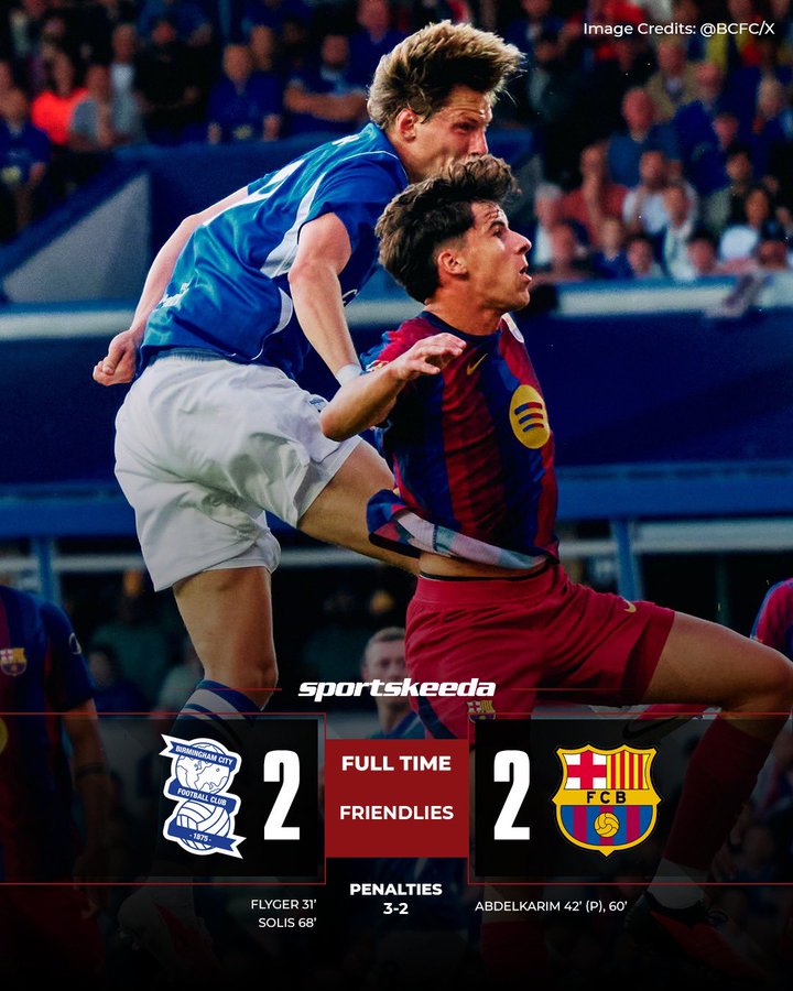 Birmingham Edge Barcelona on Penalties in Entertaining Pre-Season Friendly