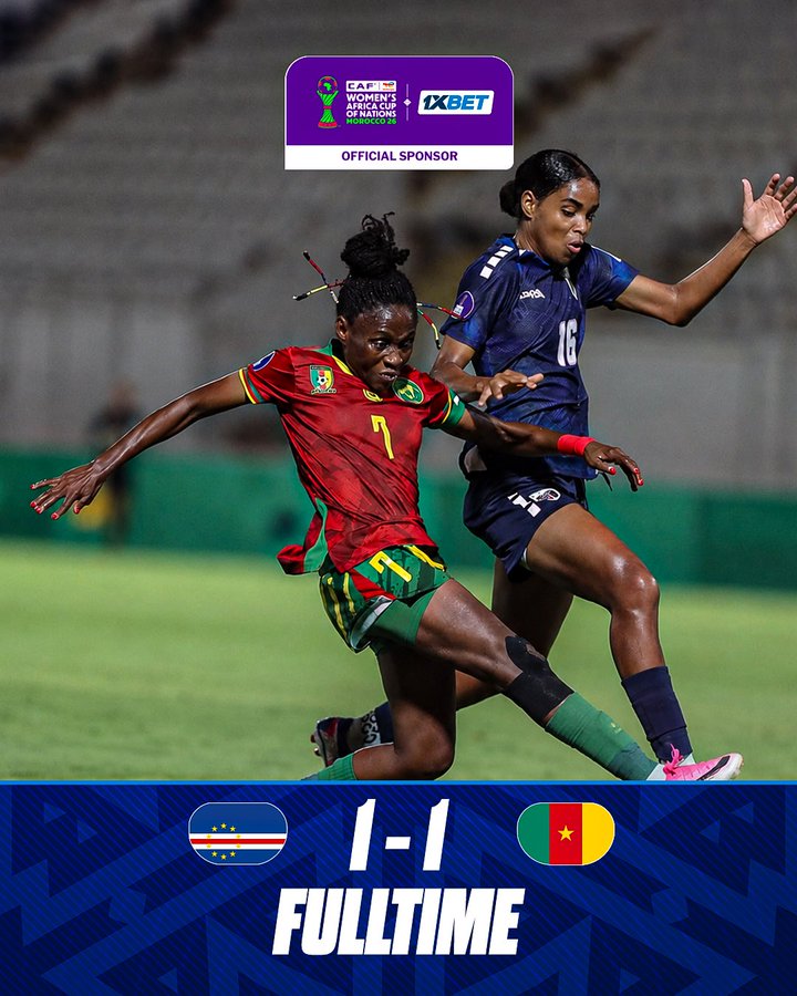 Cape Verde Women 1-1 Cameroon Women: AFCON Women's Result