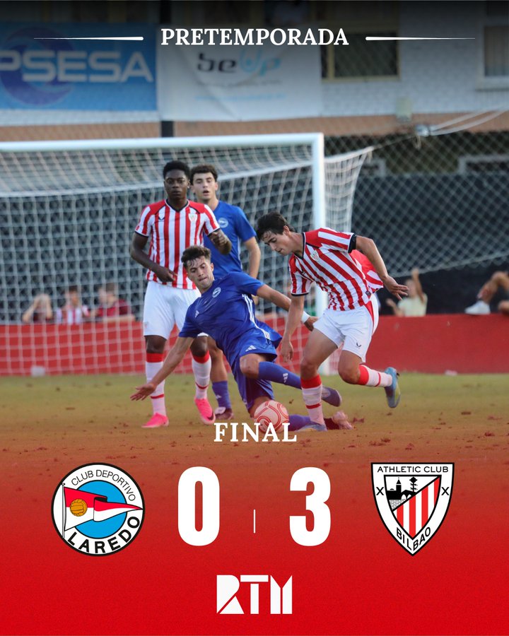Laredo 0-3 Athletic Bilbao B: Pecina Scores Hat-Trick