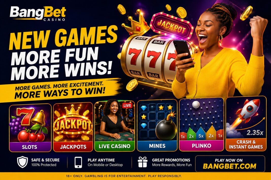 New Casino Games on BangBet Tanzania | Play and Win