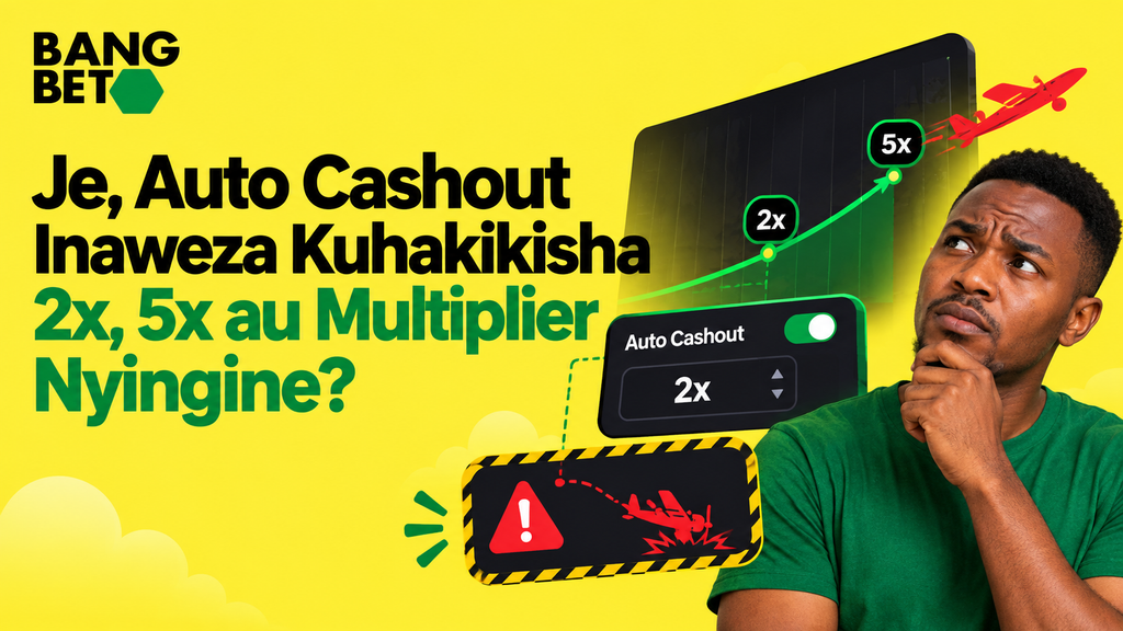 Jinsi Kipengele cha Auto Cashout Kinavyofanya Kazi Kwenye Mchezo wa Aviator BangBet Kuelewa iwapo kipengele cha Auto Cashout kinaweza kukuhakikishia ushindi wa mara 2x, 5x au multipliers nyingine kwenye mchezo wa Aviator nchini Tanzania.