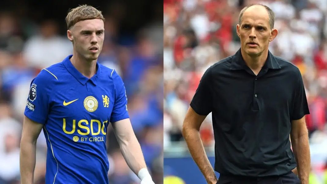 Madai yaliyotolewa na James Collins yanadai kuwa Cole Palmer alijifanya kuumia ili kumkwepa kocha Thomas Tuchel. Courtesy: Goal.com