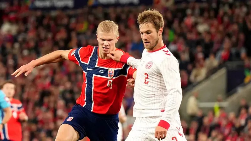 Norway 3-2 Denmark: Haaland Afunga Mabao Mawili Nations League
