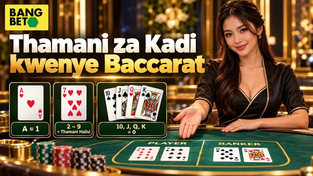 Thamani za Kadi kwenye Baccarat