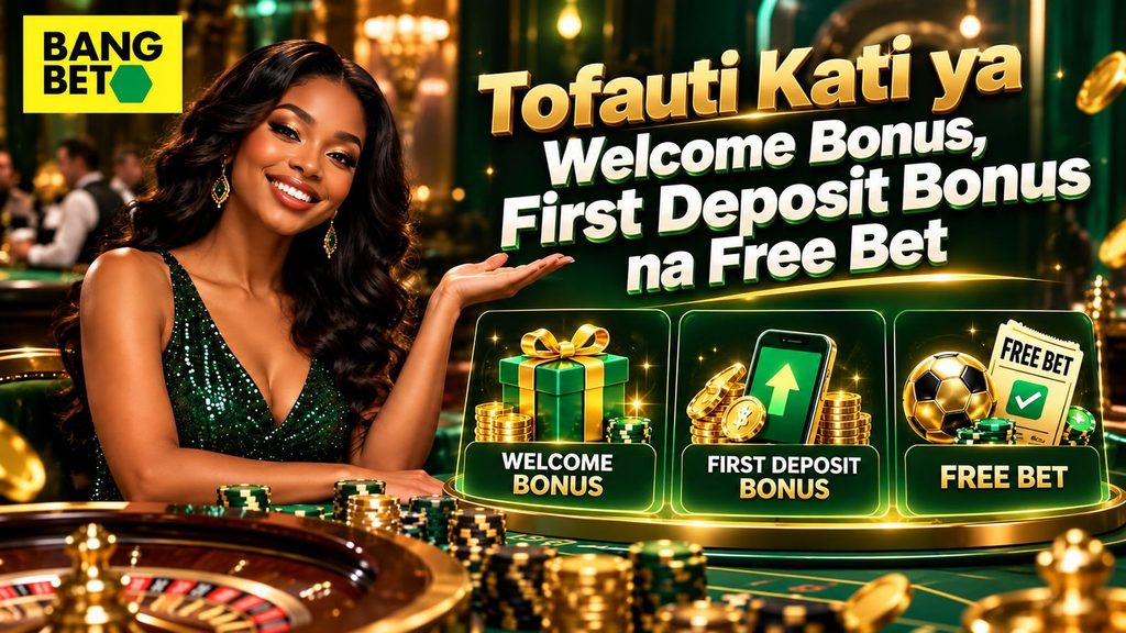 Tofauti Kati ya Welcome Bonus, First Deposit Bonus na Free Bet