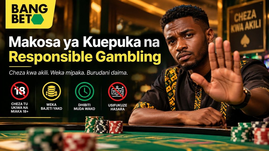 Responsible Gambling: Makosa ya Kuepuka na Casino Bonus