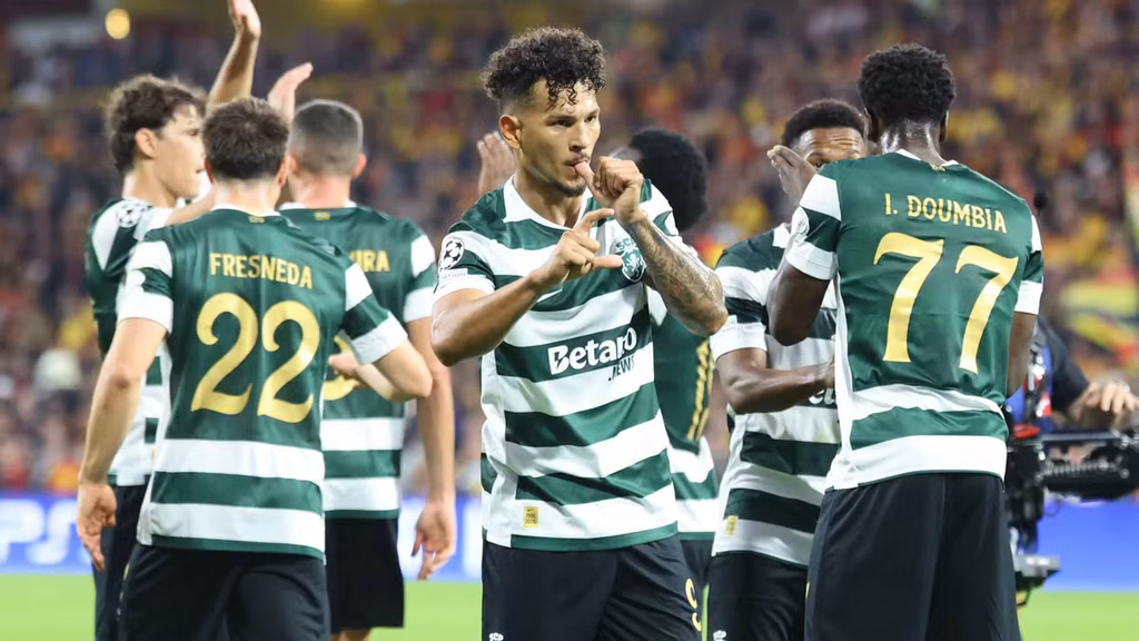Sporting CP Stun Lens 2-0 to Maintain Perfect Champions League Start