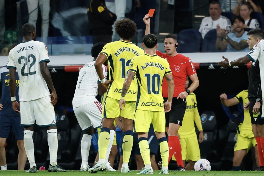 Real Madrid Beats Villarreal 1-0 as Diomande Scores and Vinicius Sees Red