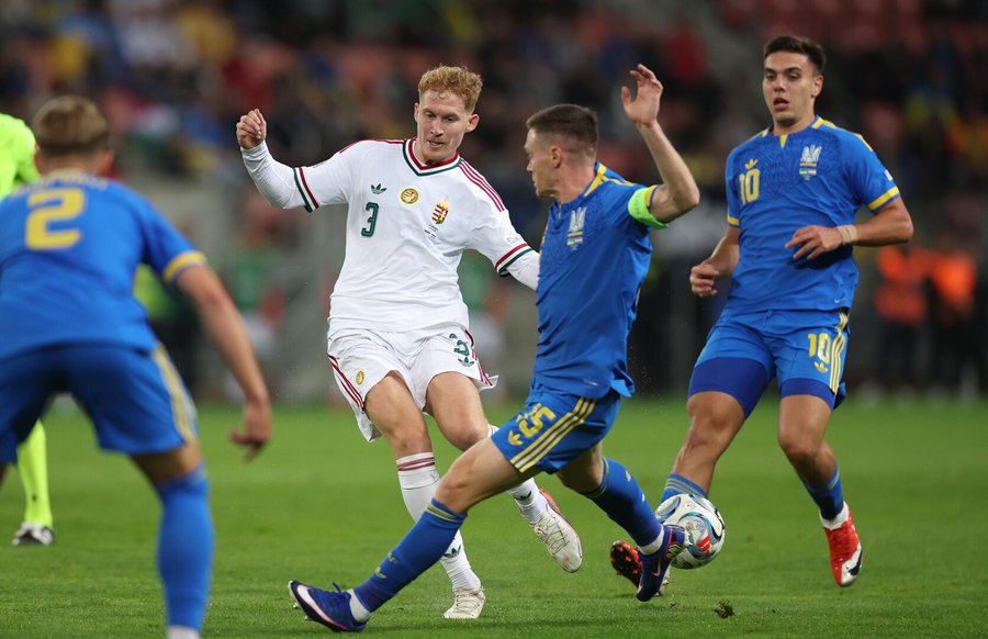 Hungary Stuns Ukraine 2-1 as Csinger Seals Nations League Win
