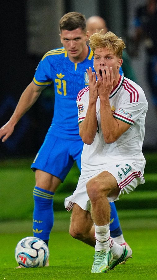 Hungary Stuns Ukraine 2-1 as Csinger Seals Nations League Win