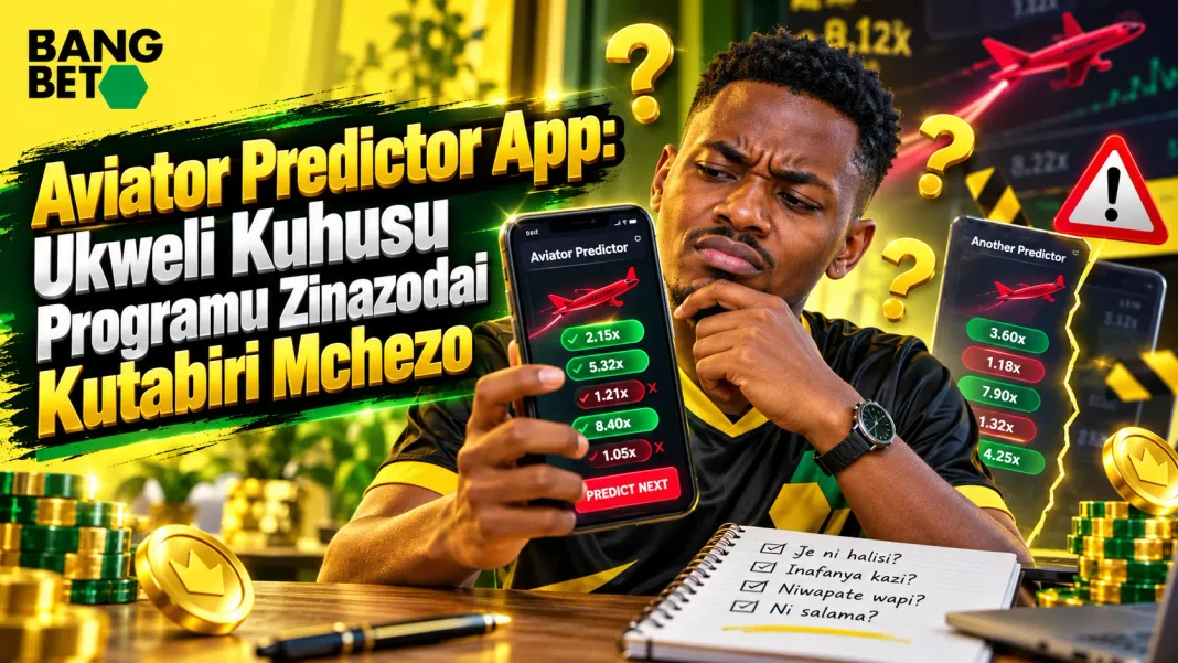 Picha ikionyesha kijana akitafakari kwa kina kuhusu madai na uhalisia wa programu za Aviator Predictor zilizopo mtandaoni.