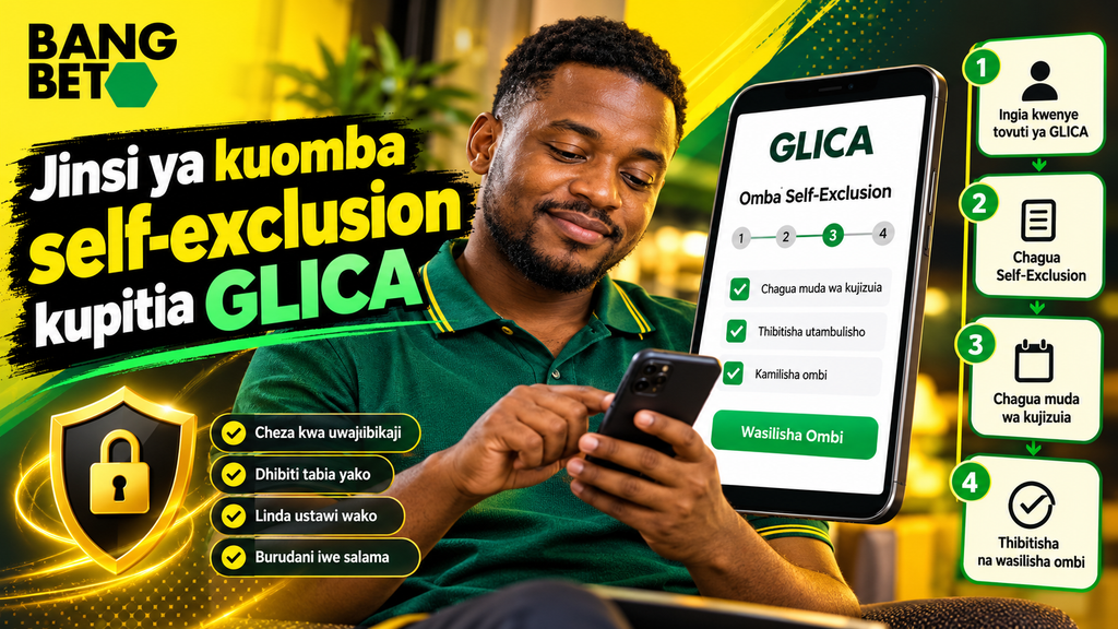 Jinsi ya Kuomba Kusitisha Akaunti ya BangBet Mipangilio