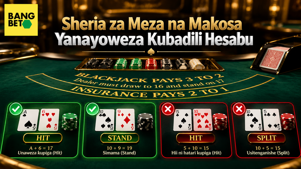 sheria-za-meza-na-makosa-yanayoweza-kubadili-hesabu-blackjack