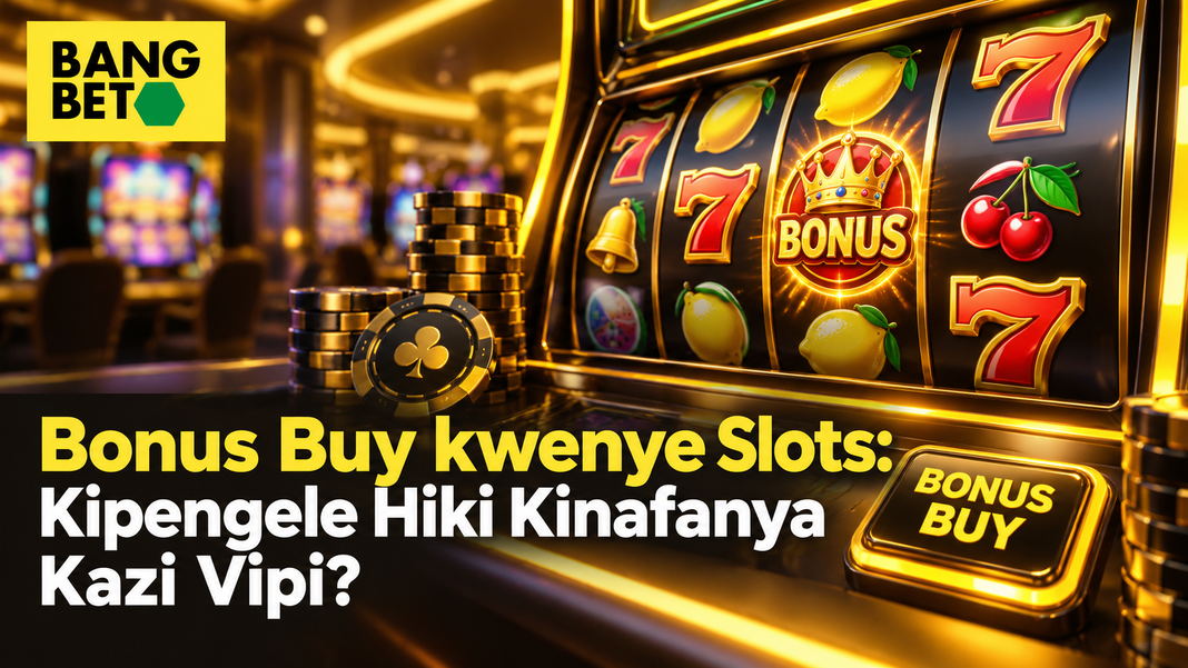 Mashine ya sloti ya kisasa yenye alama za namba saba na tunda la limau ikionesha kitufe cha kuwasha bonasi.