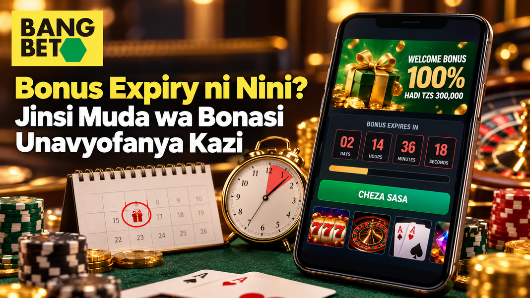 Simu ya mkononi ikionesha kihesabu cha muda wa mwisho wa bonasi ya 100% kando ya kalenda na saa ya kengele kwenye meza ya kasino.