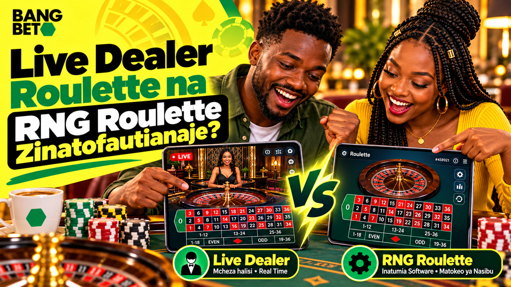 Live Dealer Roulette na RNG Roulette Zinatofautianaje?