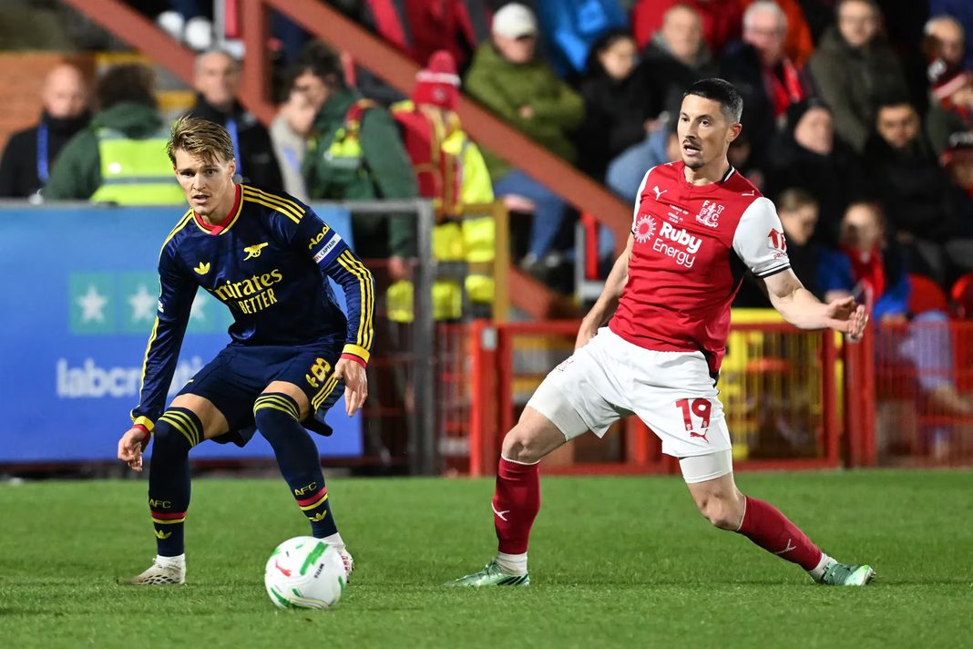 Fleetwood 1-1 Arsenal (5-3 Penalti): Mabingwa Waondolewa Carabao Cup