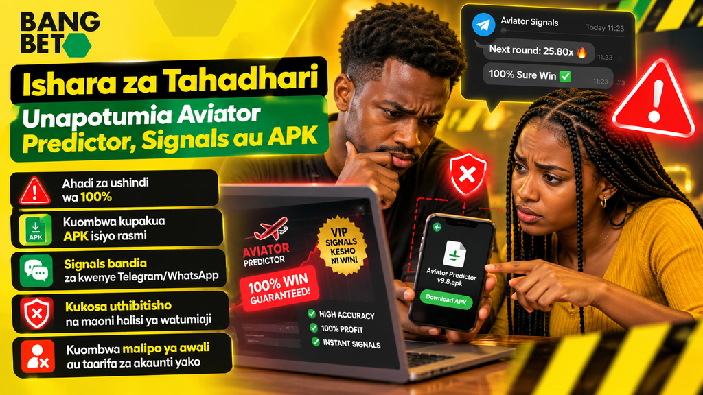 Ishara za Tahadhari Unapotumia Aviator Predictor na APK za Uongo