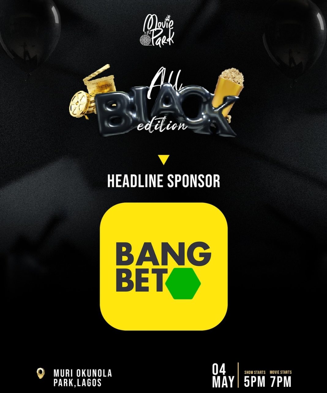Bangbet Sponsors “Movie in the Park, All Black Editions”: A Celebration of Film, Community, and Nature in Nigeria