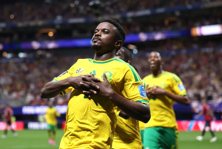 South Africa goal celebration at FIFA World Cup 2026