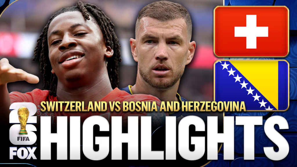 Bosnia and Herzegovina players highlight during the FIFA World Cup 2026 match