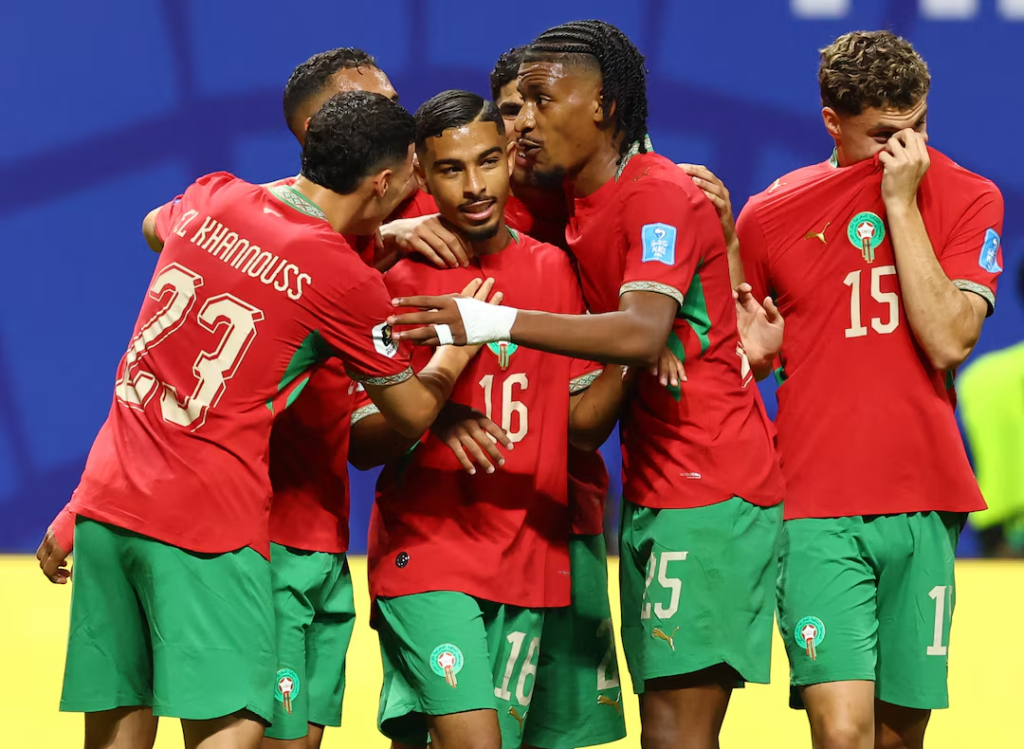 the players are celebrating
