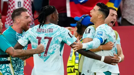 they players are celebrating