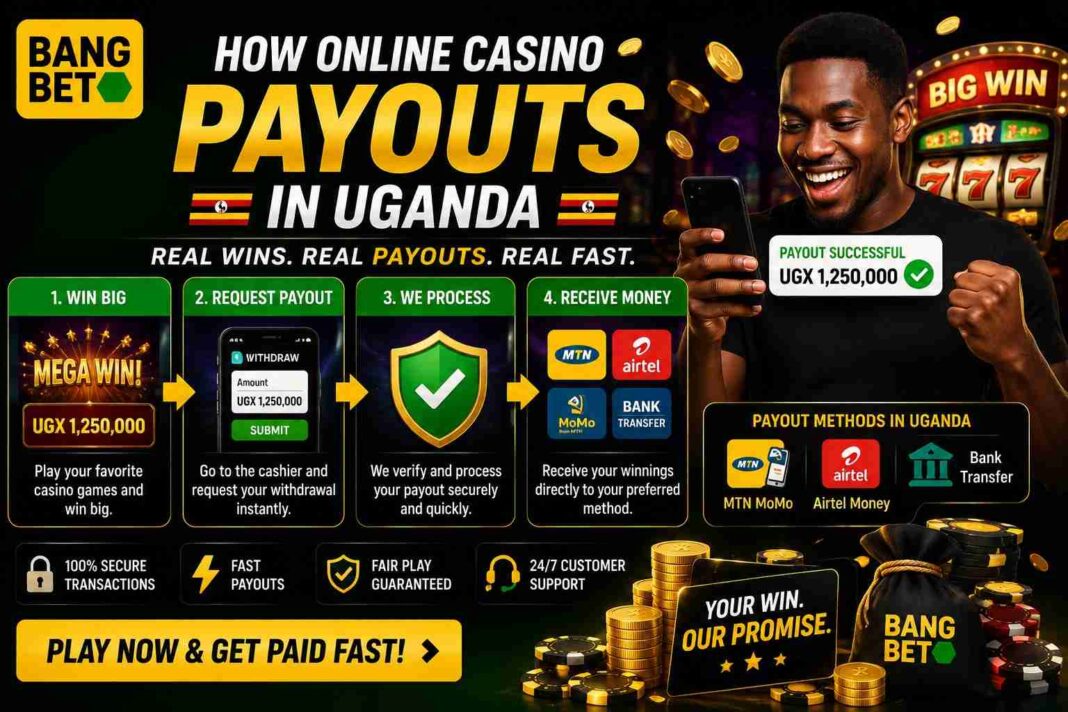 How Online Casinos Pay Out in Uganda