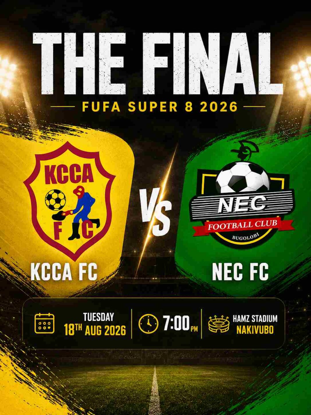 KCCA vs NEC Prediction, Betting Tips, Team News & H2H – FUFA Super 8 Final 2026