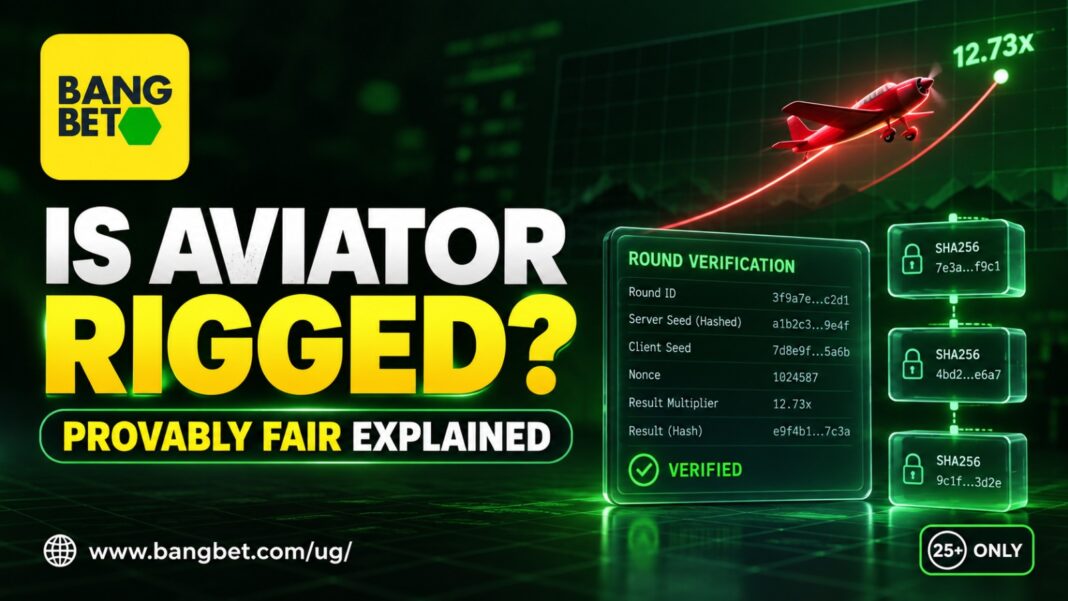Is Aviator Rigged? How Provably Fair Works