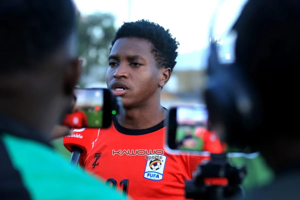 Uganda Cranes player Allan Okello pictured.