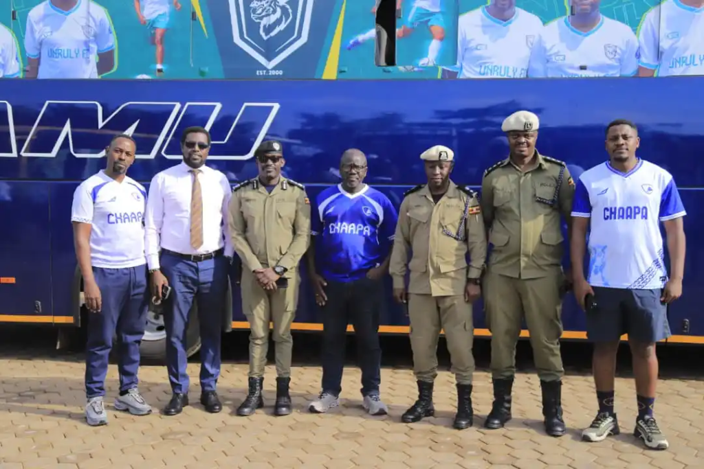 A group of Chaapa League alumni gathered together ahead of their departure to Mbarara City.
