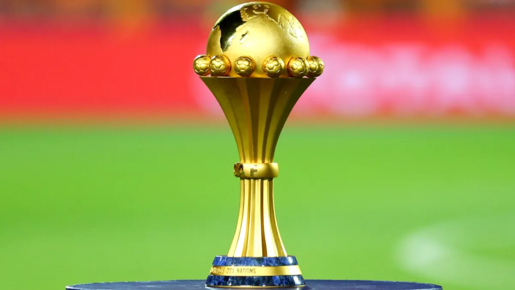 The Africa Cup of Nations trophy.